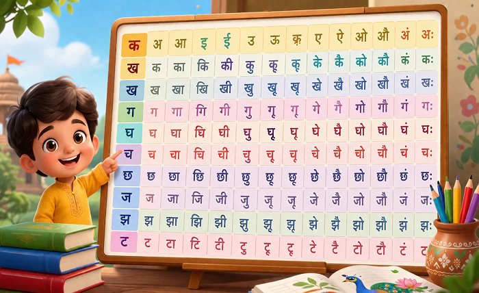 Barakhadi in Hindi