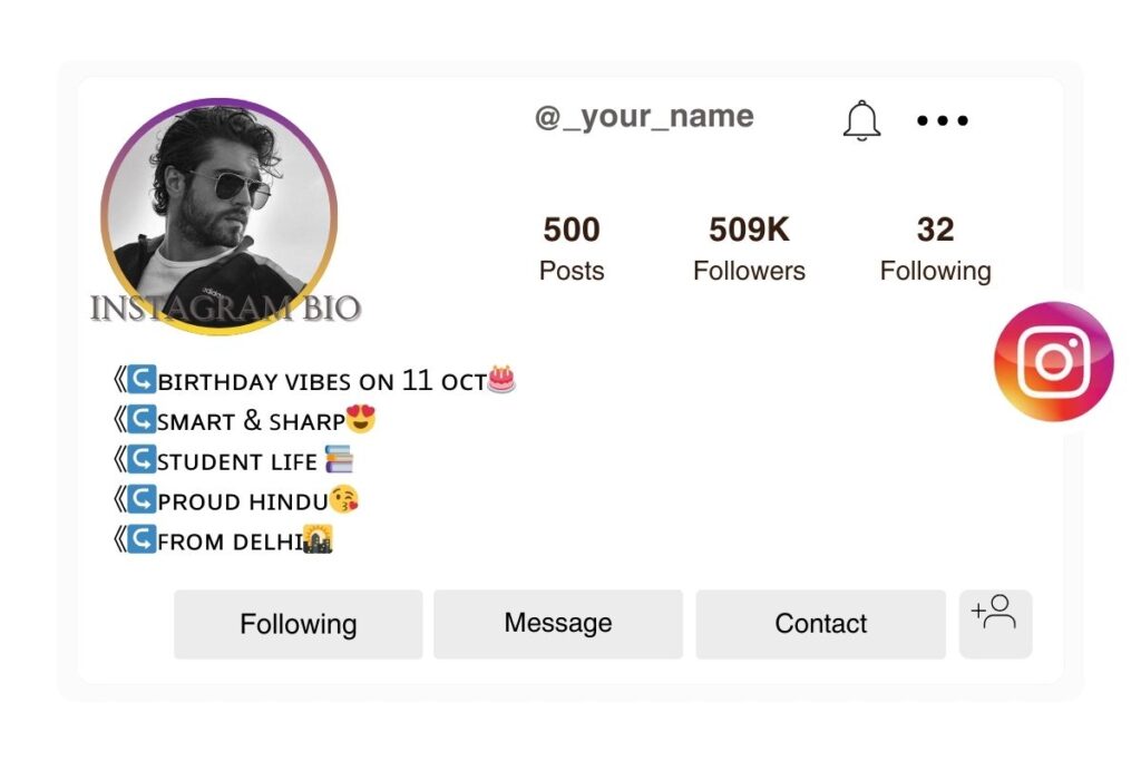 Royal Instagram Bio Styles Font