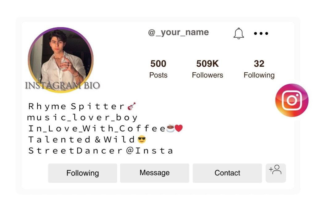 Attitude VIP Instagram Bio Stylish Font