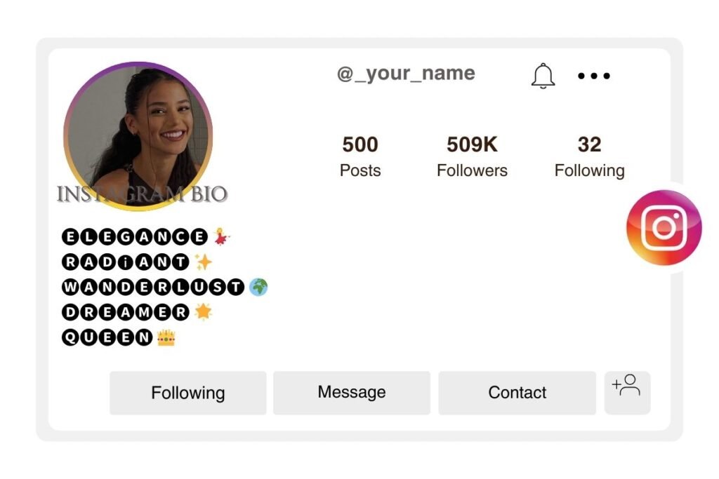 Instagram VIP Bio for Girls