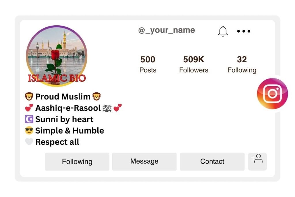 Best Islamic Bio for Instagram